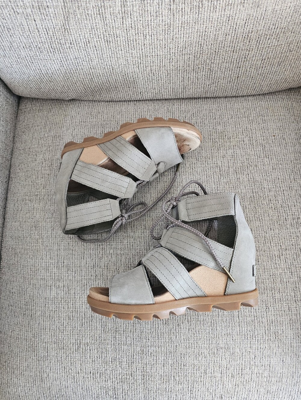 Sorel Women's Joanie II Lace Wedge Sandal Size 7 - Picture 2 of 9